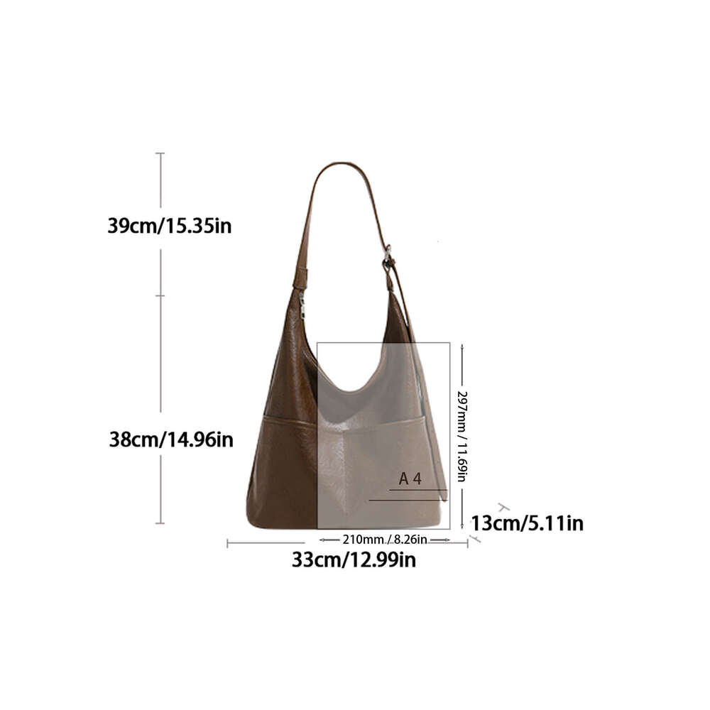 Large capacity Tote wholesale 2024 new women's commuting diagonal niche design casual simple shoulder bag