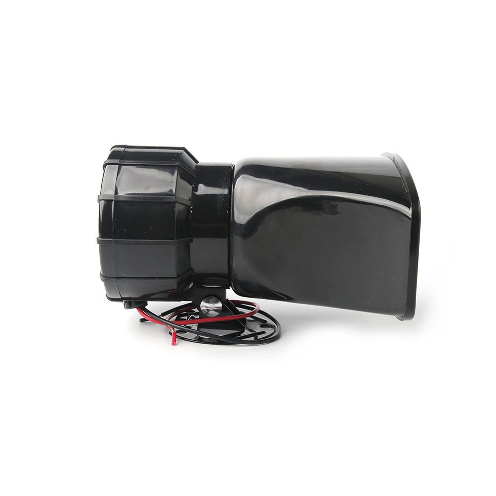 12V 100/80W Car Horn with MIC Loud Motorcycle Siren Vehicle Truck Warning Alarm Loudspeaker Plastic Police Firemen 5/7 Sound DC
