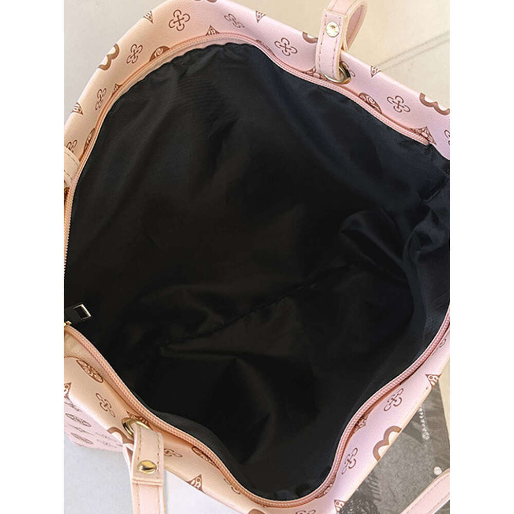 Large capacity shoulder two-piece set 2024 new handbag European Tote bag ladies