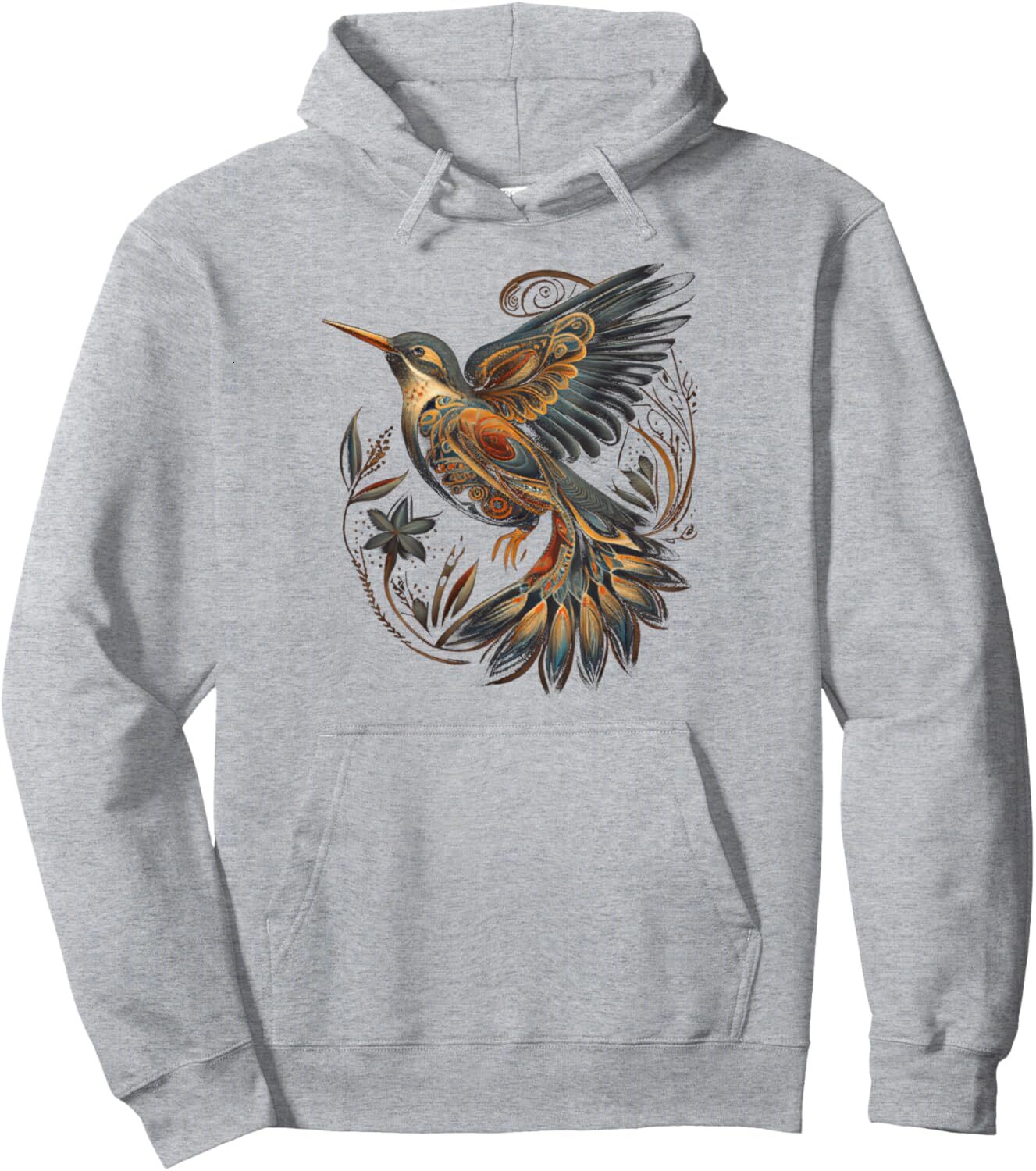 Hoodie for Mens Womens Hummingbird Tribal Graphic Pullover Hoodie Graphic Hoodies sweatshirt