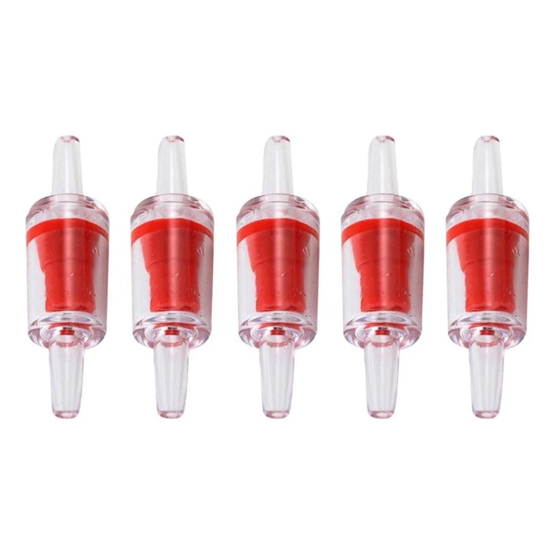 10pcs Plastic One Way Check Valve for Aquarium Air Pump Non-Return Home Fish Tank CO2 System