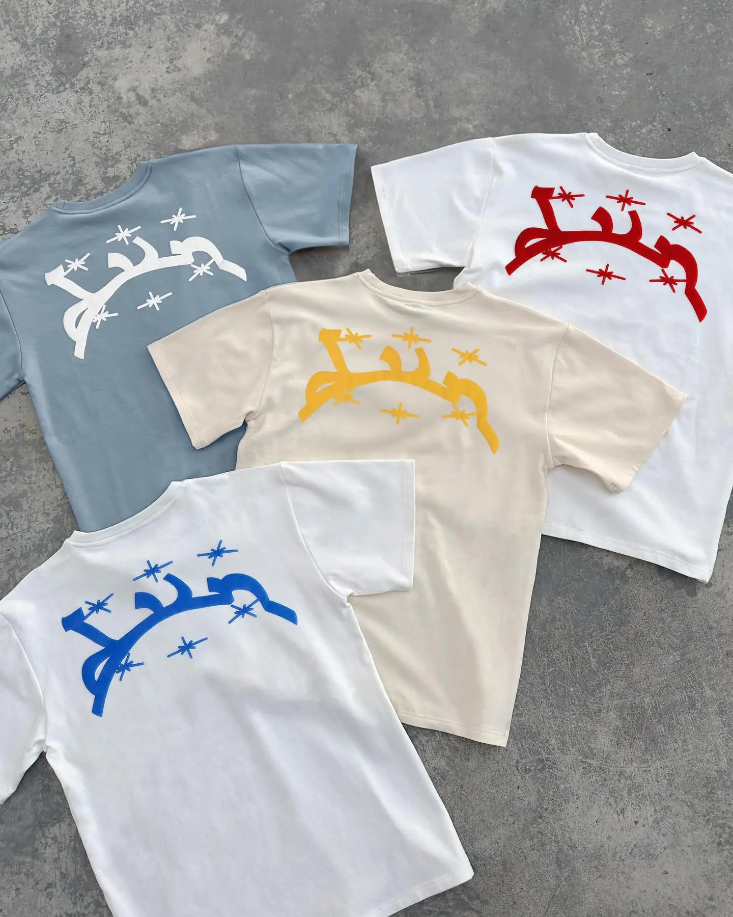 Fashion Embroidered T-shirt Mens Fashion T-shirt Cotton Summer Casual Top Hip Hop Loose Womens Harajuku T-shirt 241112