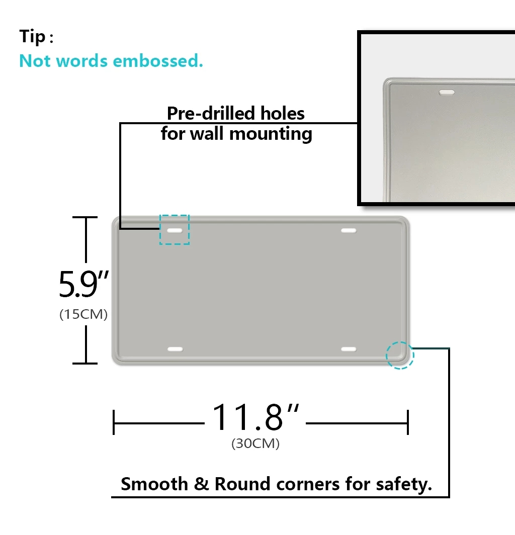Brotherhood Compatible with Ford Mustang GT Fastback Year 1971 Front of Car Metal Tin Aluminum Novelty Accessories License Plate