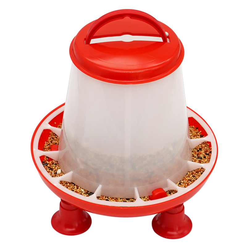 1.5kg Capacity Chicken Feeder Bucket Plastic Poultry Rooster Hen Feeding Device Farm Chicken Equipment Coop Water Supply
