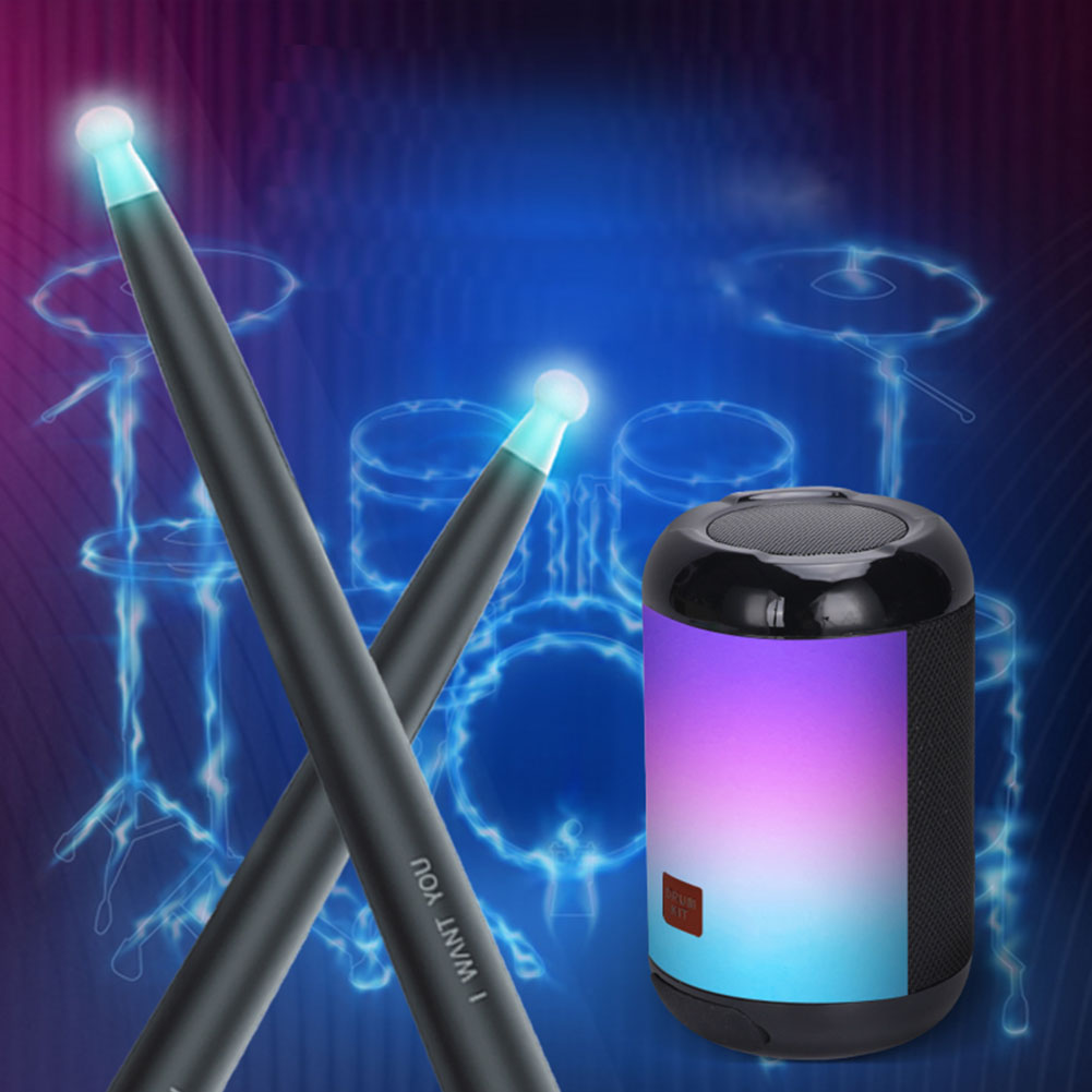 BT Electric Air Drum Set Pocketdrum with 3.5 Mm Headphone Jack for Beginners Kids Children Adults Practice for Adults Kids Gift