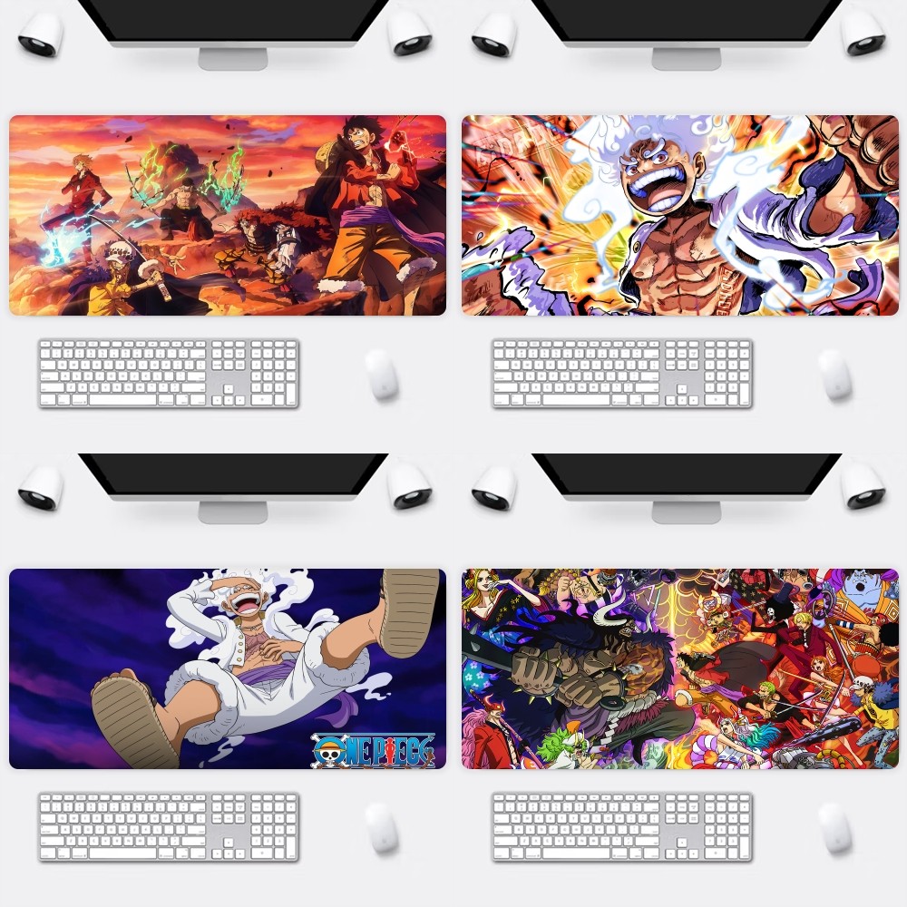 bilibili Anime O-ONE Luffy P-Gear 5 Mousepad Office Large Small Mat PC Computer Keyboard Mats Rubber Anti-Slip Mice Mat