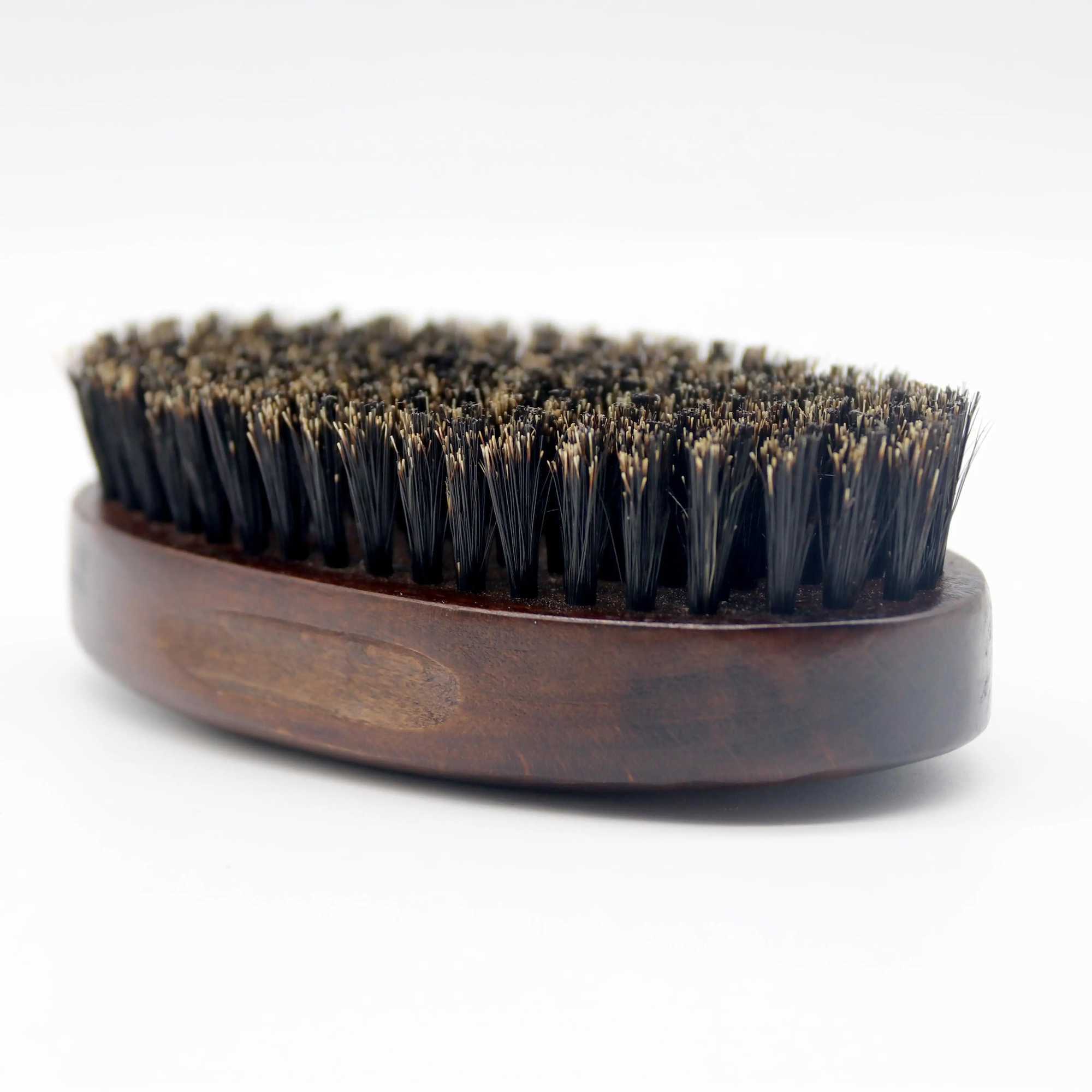 2022 New Natural High Quality Mens Beard Brush Vintage Wooden Beard Comb Used for Mustard Shaving Facial Massage Facial Hair Cleaning W241112
