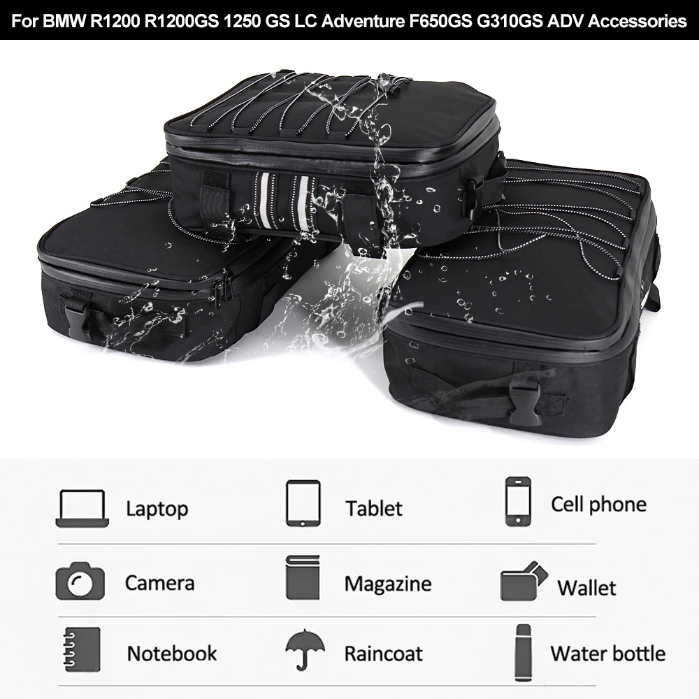 Motorcycle Top Panniers Bag Case Lage Bags For R1200 R1200GS 1250 GS LC Adventure F650GS G310GS ADV Accessories