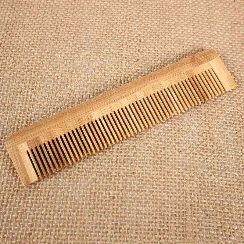 Barberia wooden comb bamboo massage hair comb natural anti-static brush hair care hair salon styling tools and accessories W241112