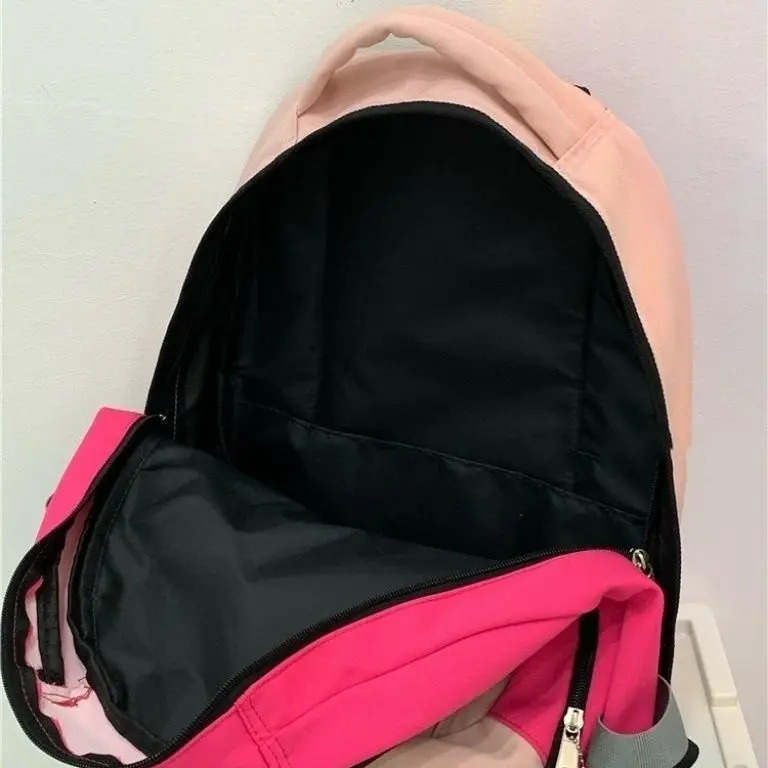 Fashionable womens backpack Harajuku retro student backpack nylon waterproof large capacity backpack casual travel bag womens backpack 241111