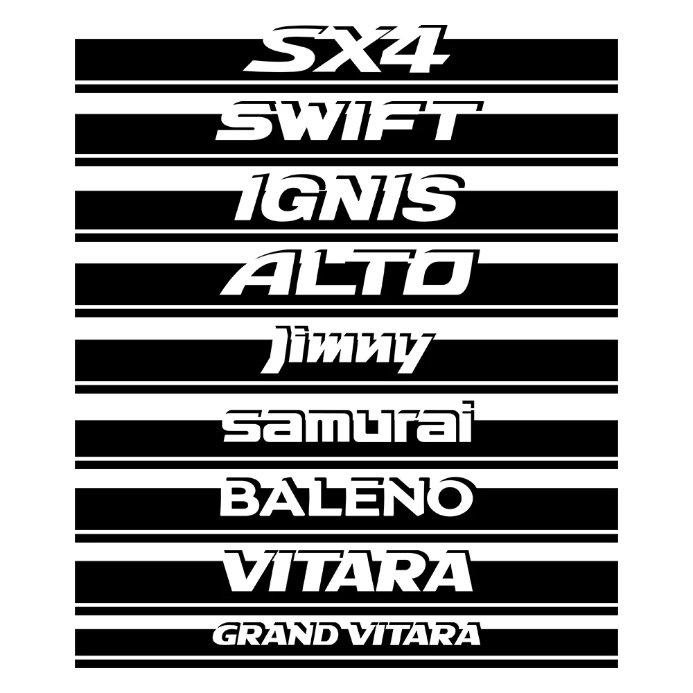 Hood Stickers Car Bonnet Accessories For Suzuki Jimny Sierra Jb74 Baleno Grand Vitara Alto K10 800 Ignis ddmysmile Sx4 Samurai Sj413 Swift Smile