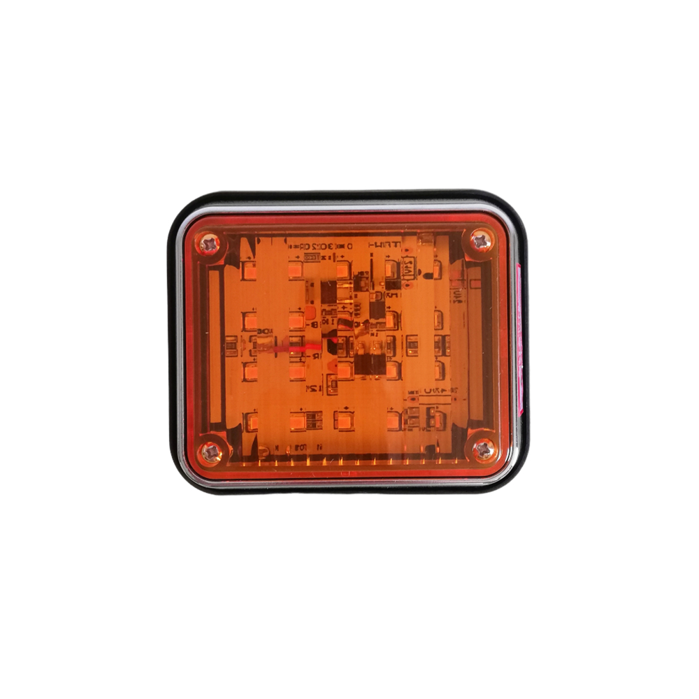 1Pc LED Stroboscope Police Warning Light 12V 24V Ambulance Strobe Lights Fire Truck Engineering Vehicle Flashing Light Red Blue 94d30