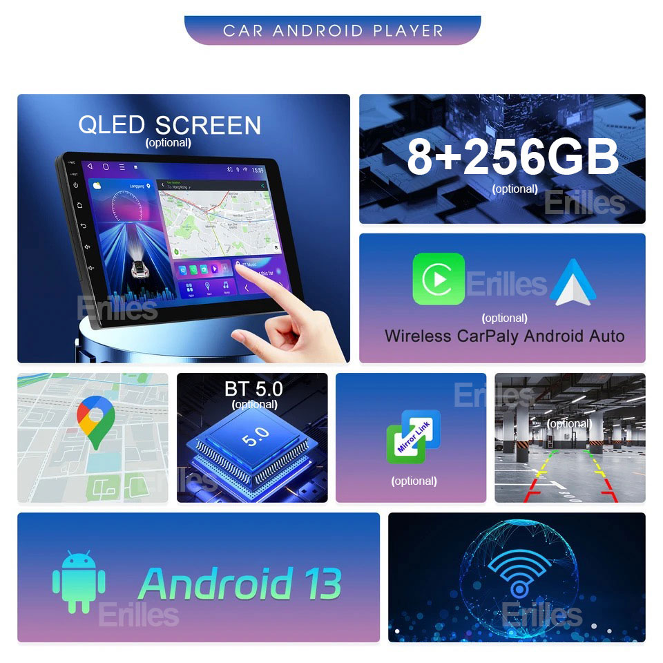 9'' Android 13 Bluetooth WIFI 4G LTE For Suzuki Alivio Ciaz 2014 - 2019 Car Radio Multimedia Player Video Carplay BT NO DVD
