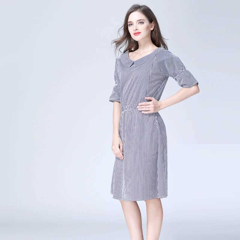 Maternity Dresses Emotion Moms Striped Maternity Clothes Nursing Breastfeeding Pregnancy Dresses for Pregnant Women Maternity Dress S M L XL 24412