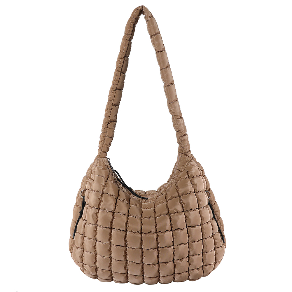 Women Cloud Hobo Bag Large Capacity Quilted Bubbles Crossbody Bag Solid Color Fashion Padded Sling Bag Puffer Shoulder Bags