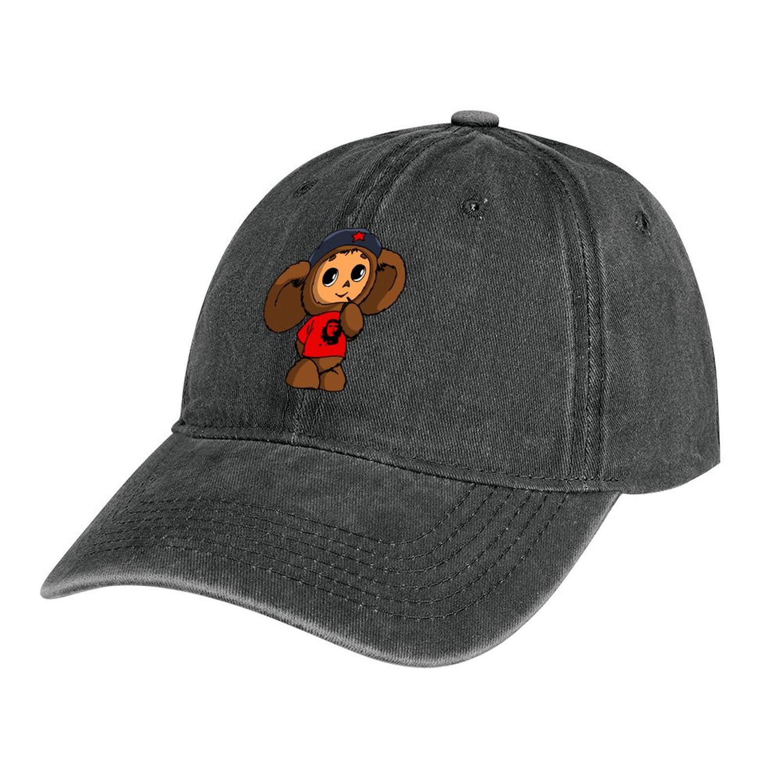 Hat New Cowboy Cheburashka Hat Hat Beach Western Derby ddmysmile Women's Hats 2024 Men's Smile