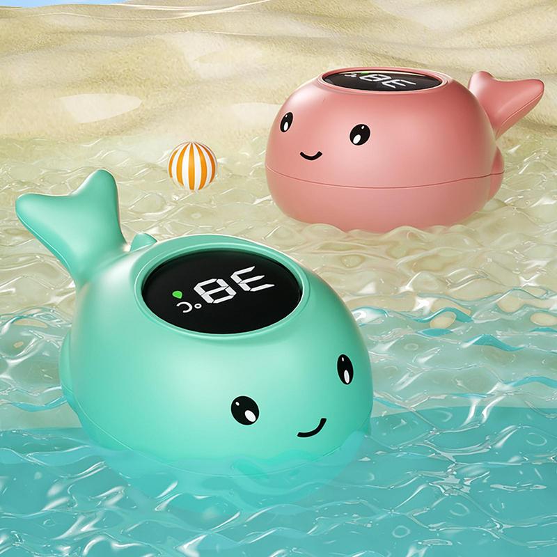 Baby Bath Thermometer LED Display Temperature Tester Floating Toy LED Baby Safety Water Thermometers for Accurate Bathtub