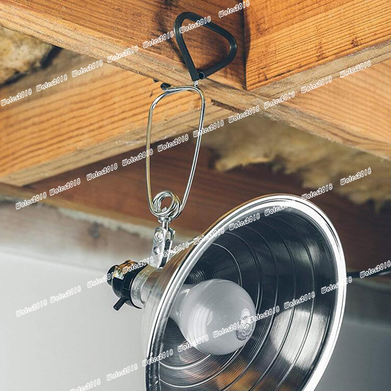 Clamp Lamp Light Aluminum Reflector& 6' Cord up to 150W With 18/2-Gauge 6 Feet Cord, Silver(No Bulb Included)