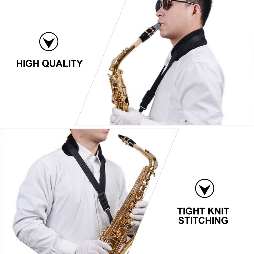 Sax Adjustable Strap Saxophone Treble Alto Tenor General ddmysmile Musical Instrument Electric Blowpipe Strap Without Neck Saxophone Parts Smile