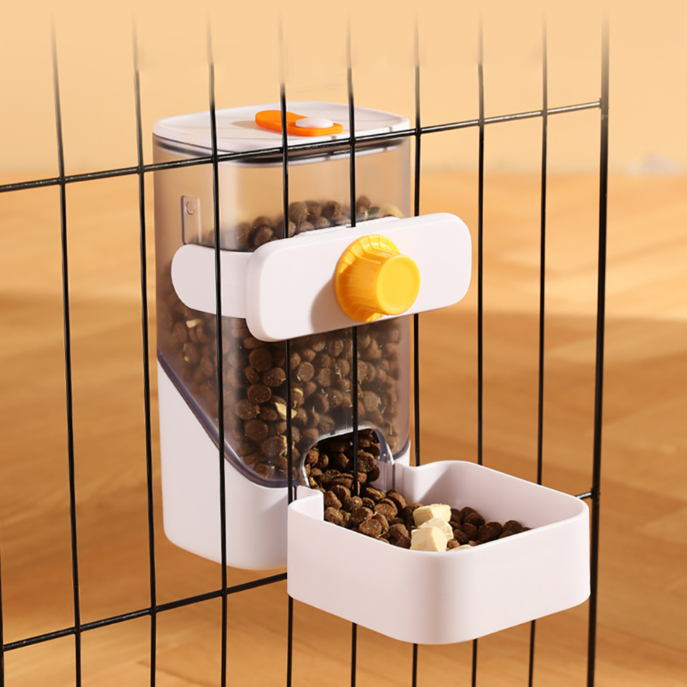 Hanging Automatic Pet Food Water Dispenser Pet Feeder and Waterer Cage Cat Food Bowl Dog Feeding Station for Chinchilla Hedgehog