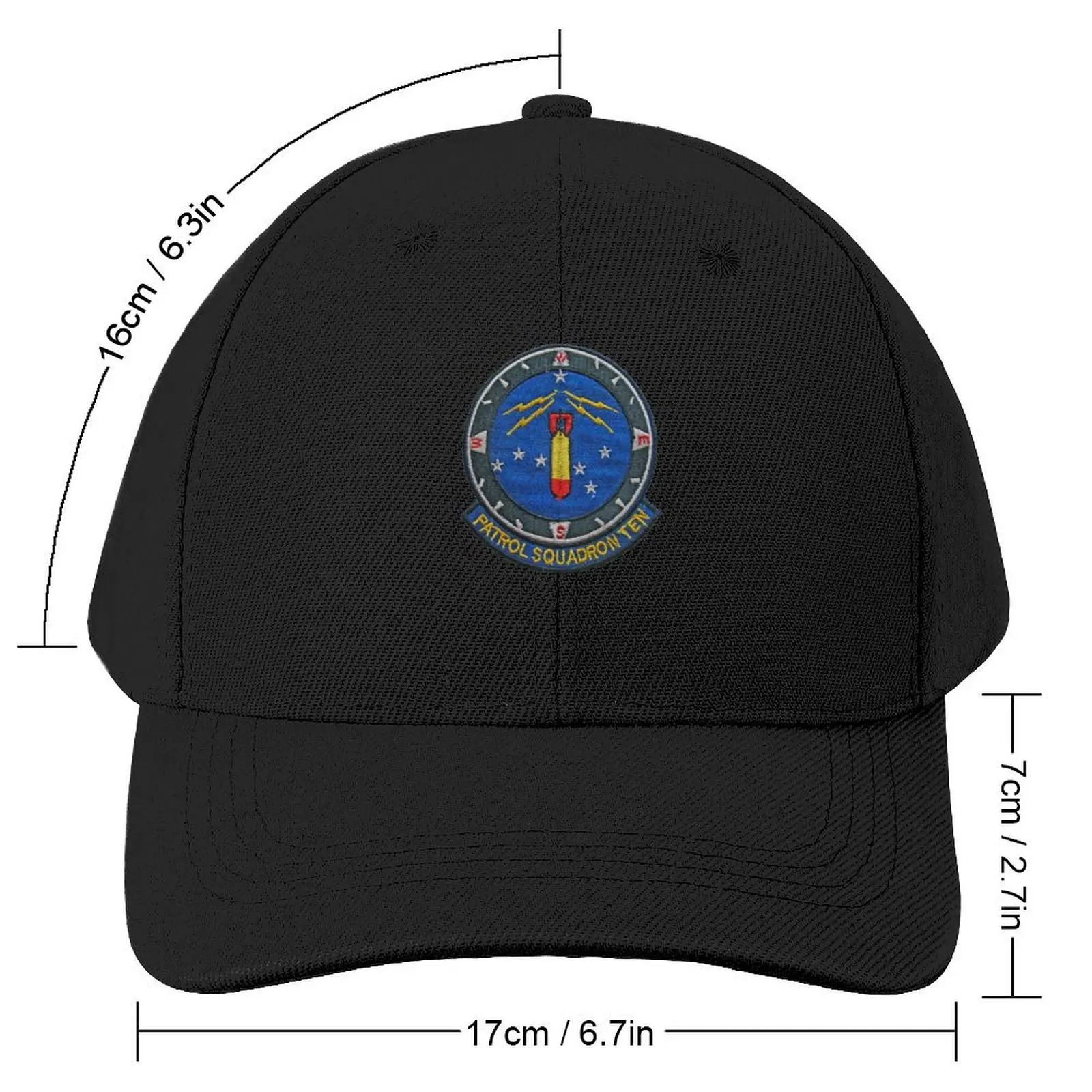 STORE Vp-10 SQUADRON Baseball Cap Cosplay Fishing Cap Military Cap Men's ddmysmile Women's Smile