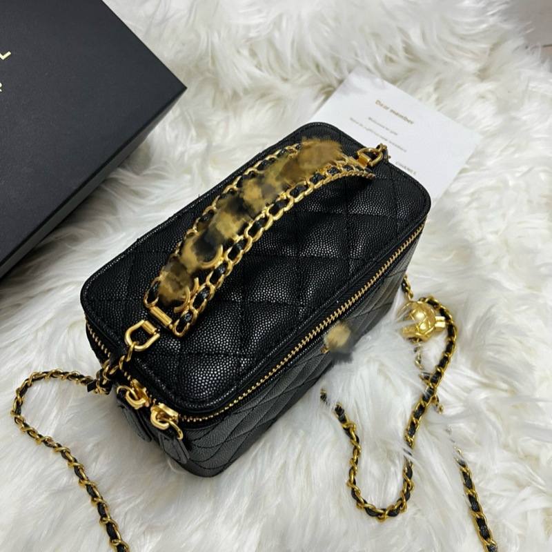 womens chain evening bags fashion hollowedout handle hand dinner box bags