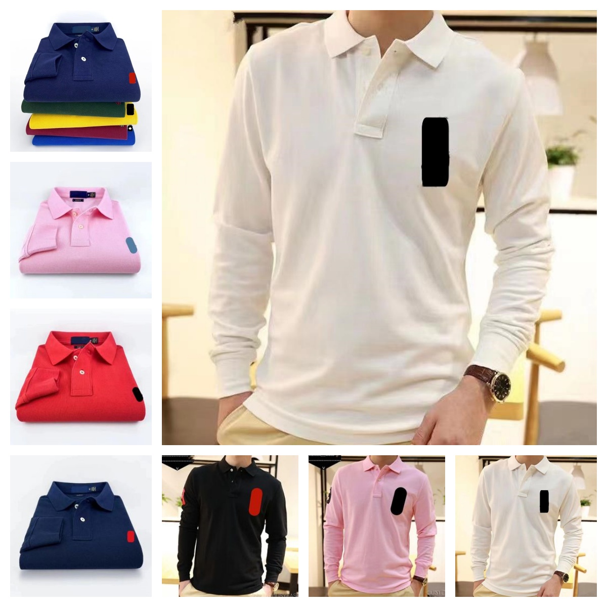 Men's Autumn shirt Long sleeve hoodie High quality 100% cotton men's fashion long sleeve Casual classic embroidered coat