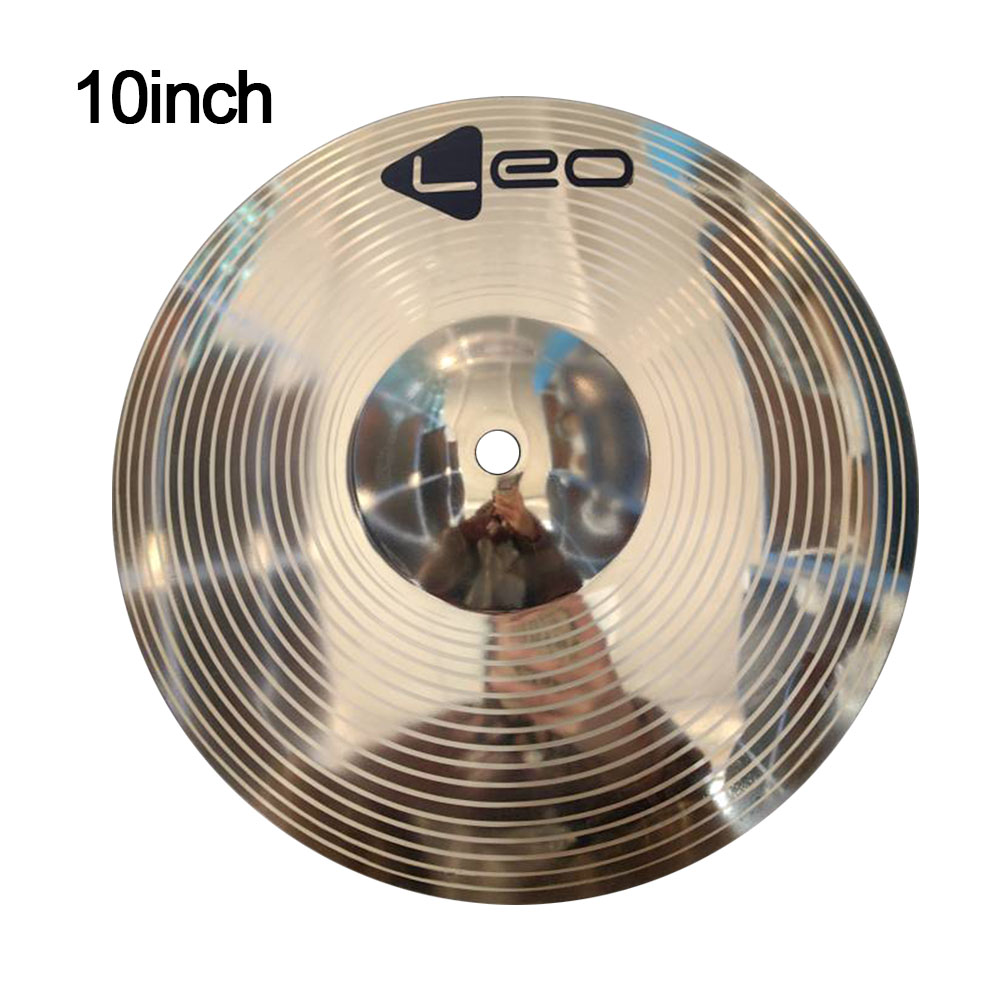 Hi-Hat Jazz Cymbal For Professional Players 8 10 Inch Clear Tones Jingle Sound Loud Tones Melodious Shiny Durable