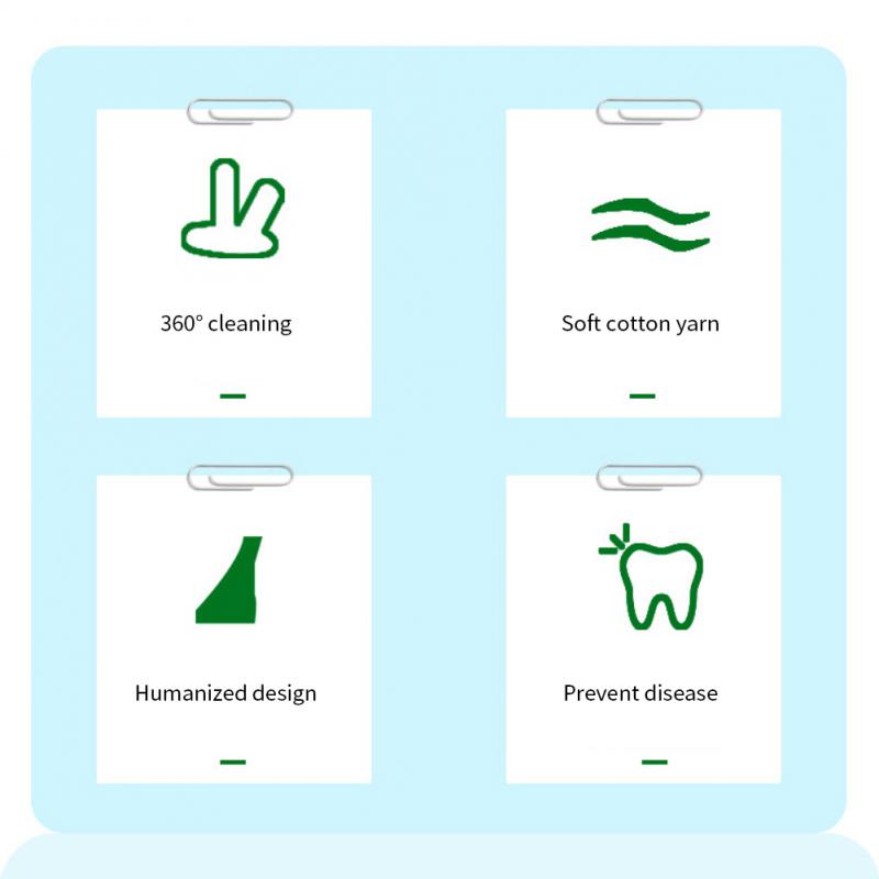 Dog Toothbrushes Soft Pet Fingers Toothbrush Teddy Dog Cat Cotton Brush Teeth Oral Cleaning Kitten Bad Breath Care Pet Supplies