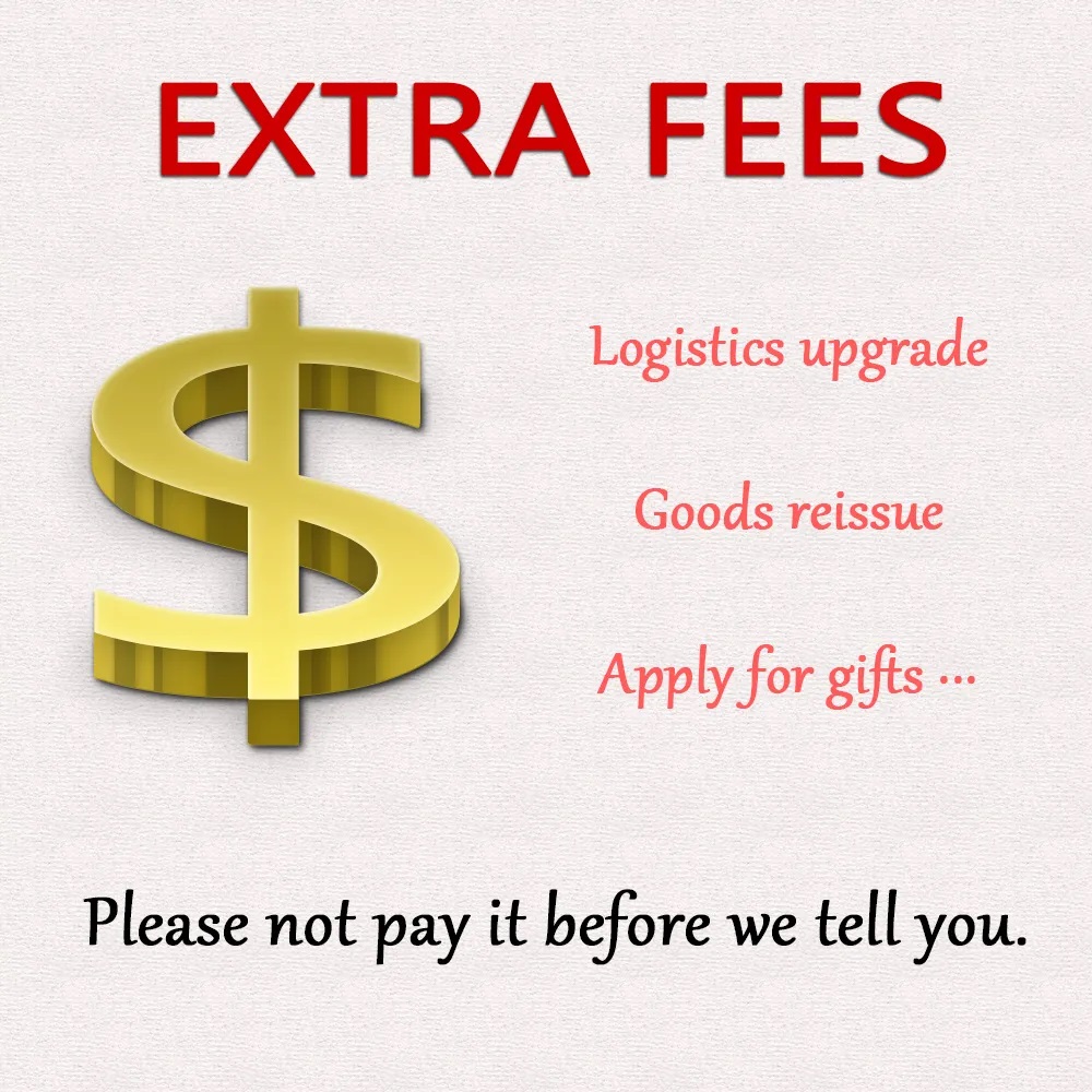 Additional Pay Extra Fee for your Order as Discussed Payment links For Shoes Jersey Caps Other Sporting Goods patch box or Make up Price Difference my