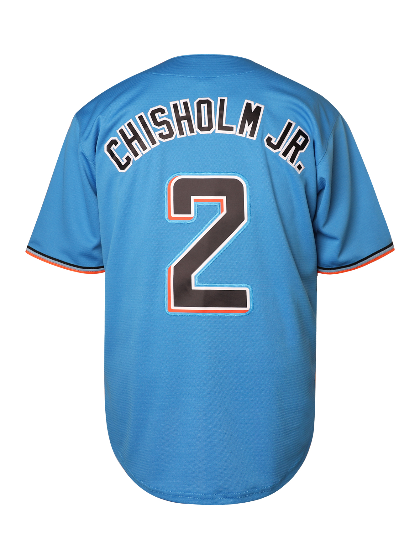 Men's #2 Embroidered Blue Baseball Jersey - V-Neck, Polyester, Machine Washable - Perfect for Sports & Casual Wear