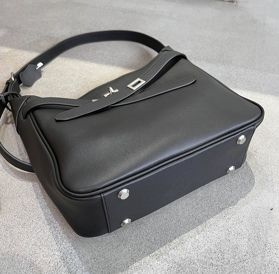 Top Layer Cowhide Underarm Design Women's Shoulder Bag Solid Color Handbag Genuine Leather Latest Style Genuine Leather