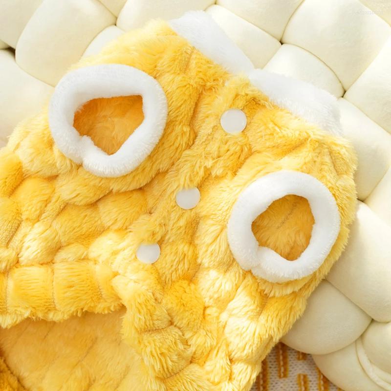 Dog Apparel Soft Cozy Fleece Jacket Vest Coat Autumn Winter Warm Pet Clothes For Small Dogs Cats Outdoor Puppy Chihuahua Harness Costume