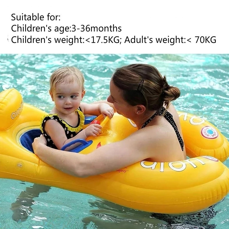 Portable Children Swim Circle Safety Swimming Inflatable Toys Water Play Games Sun Shade Baby Accessories Beach Party Float Toys