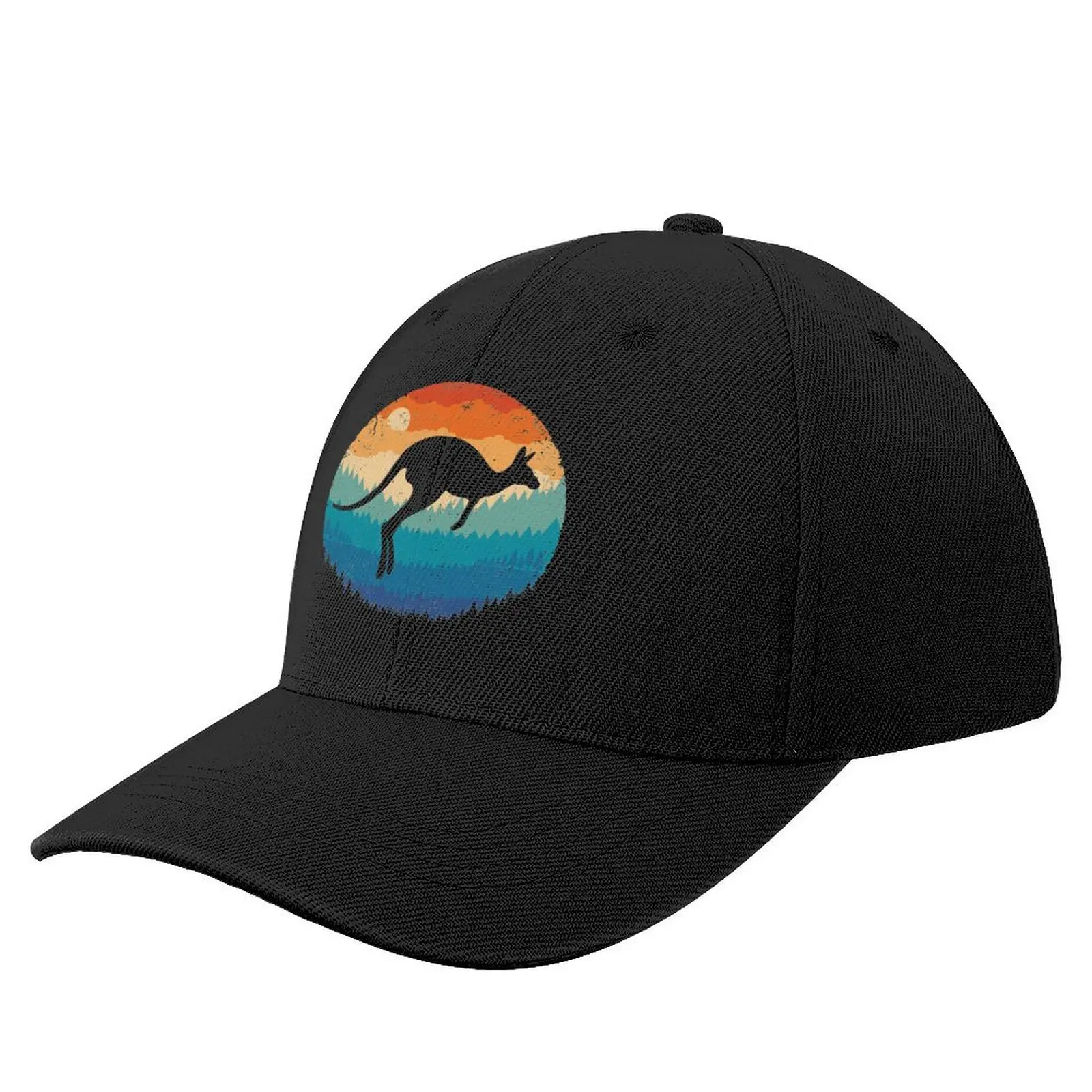 Baseball Cap Kangaroo ddmysmile Retro Man Hat Black Anime Mens Hats Women's Smile