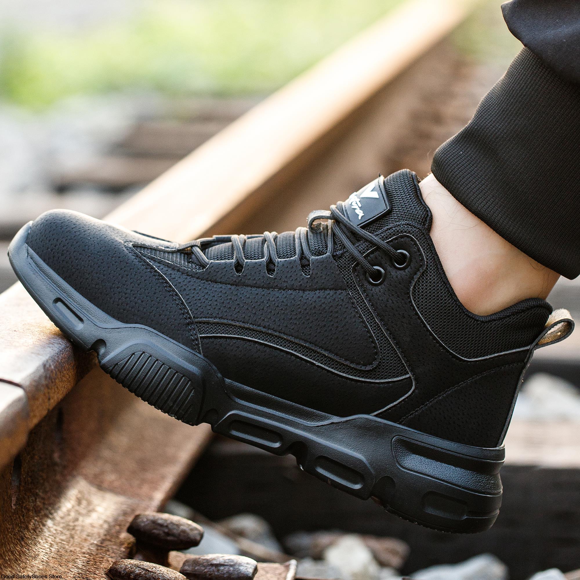 Men Puncture-Proof Women Shoes With New Steel Toe Sneakers Lightweight Indestructible Work Safety Boots Male e621