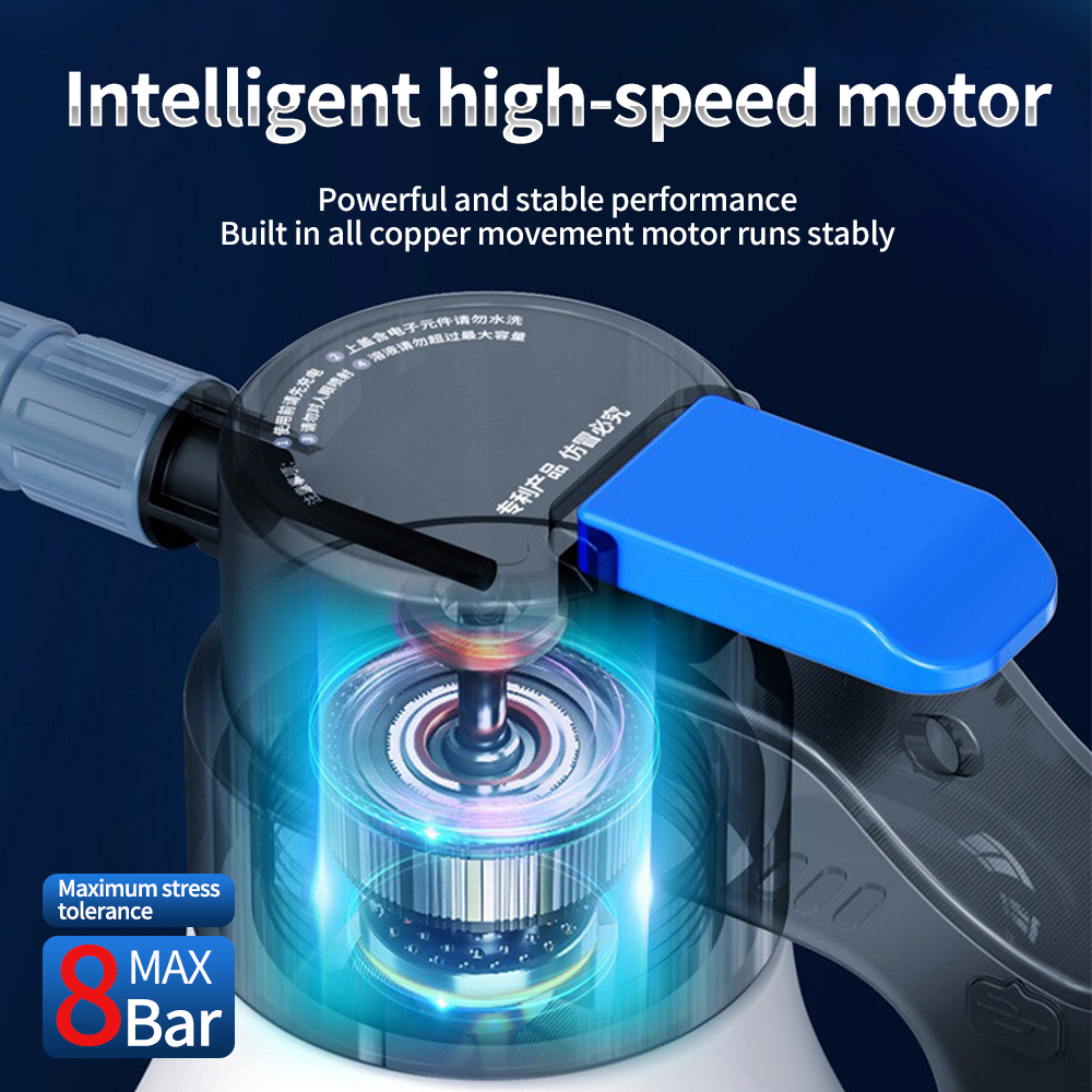 Electric Sprayer 1.5L Foam USB Rechargeable Car ddmysmile Washing Watering Cleaner Auto Spray Bottle Cleaning Tools For Home Garden Smile