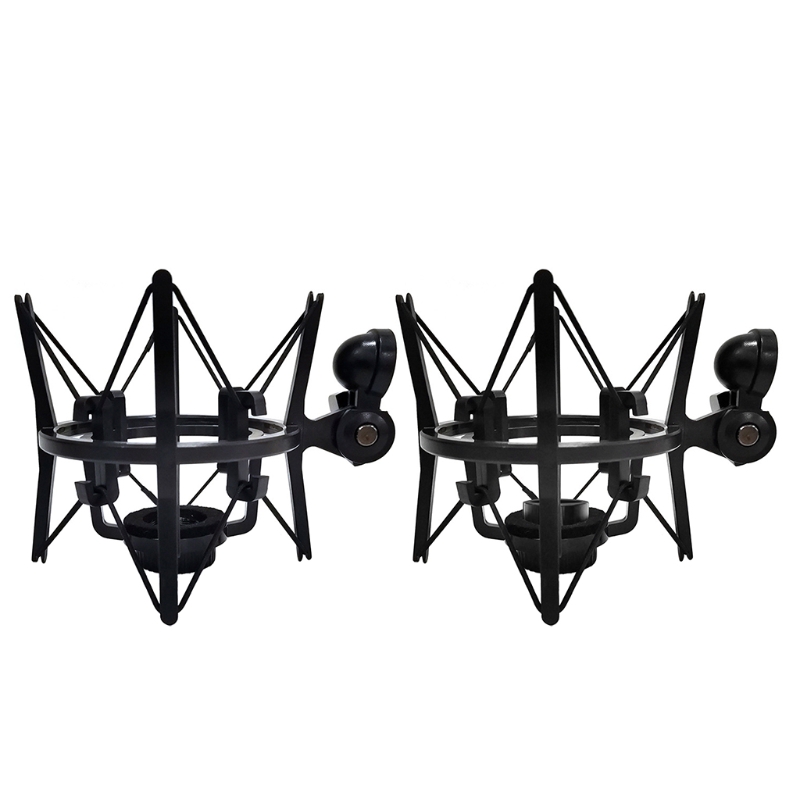 Universal Mic Microphone Shock Mount Adjustable Clip Holder Stand Recording Bracket Professional T84D