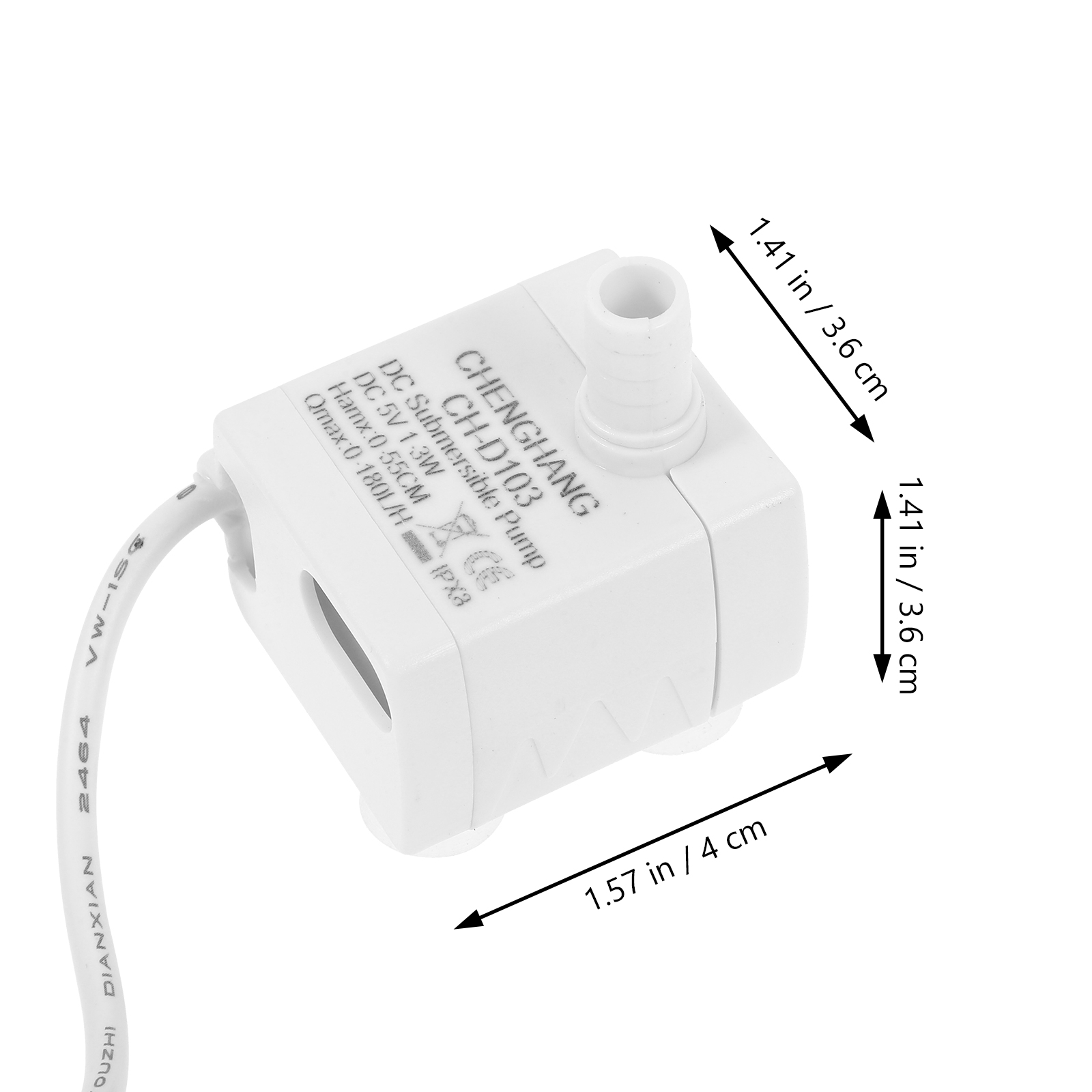 Water Pump Mini Submersible Electric Air Plastic Pet Pond Pumps for Outdoor Ponds