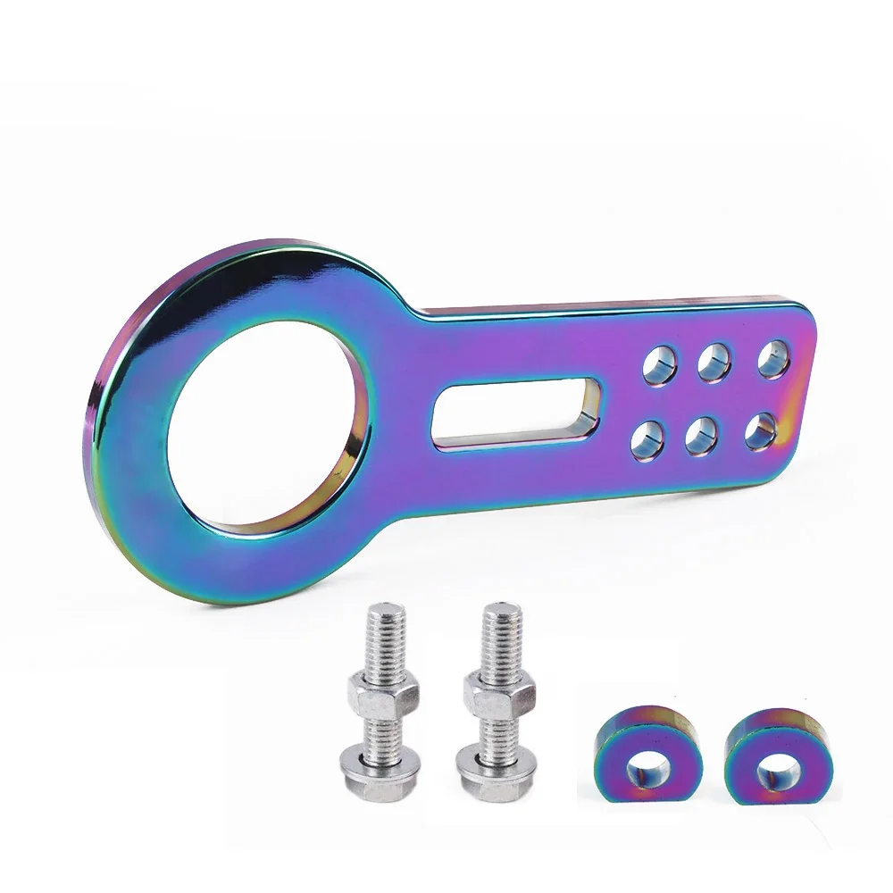 Civic Trailer Hitch For Honda Vehicle Rescue Trailers Tools Universal Racing Rear Tow Hook Aluminum Alloy Towing Bars Hook smile