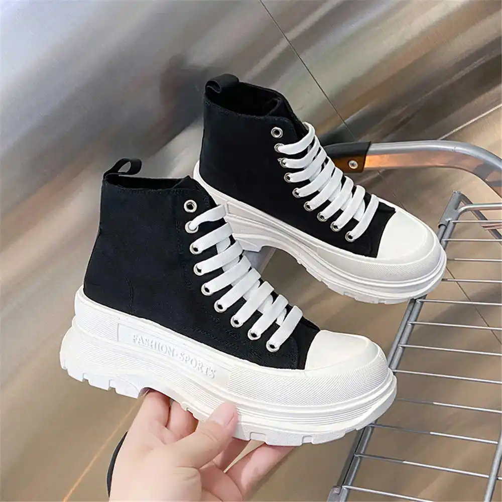 Thick Heeled Super Big Size Womans Running Shoes Pink Boots Womans High Sneakers 48 Sport Basket 2024 Everything Releases