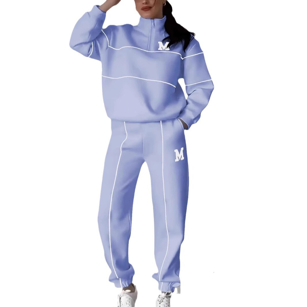 tracksuit women 2024 autumn/winter new hoodie letter long sleeve pants casual sports set