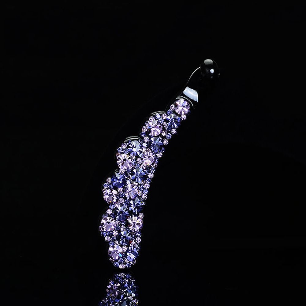 Hair Claw Sweet For Women Vertical Clip Diamond For Girl Korean Style Hair Clip Banana Clip Hair Accessories Ponytail Holder