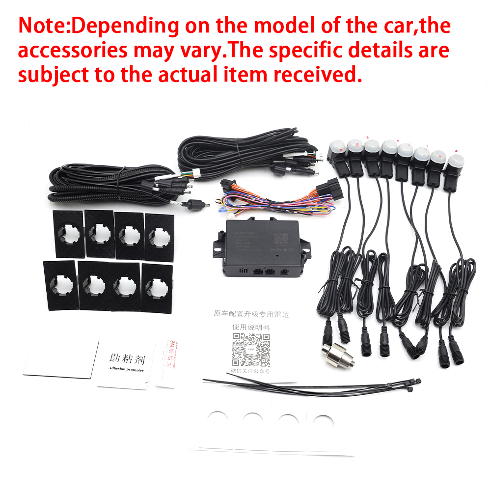 ZJCGO Front Rear Reverse Parking Sensor Assistance Backup Radar Buzzer System for Honda RC 2014~2021