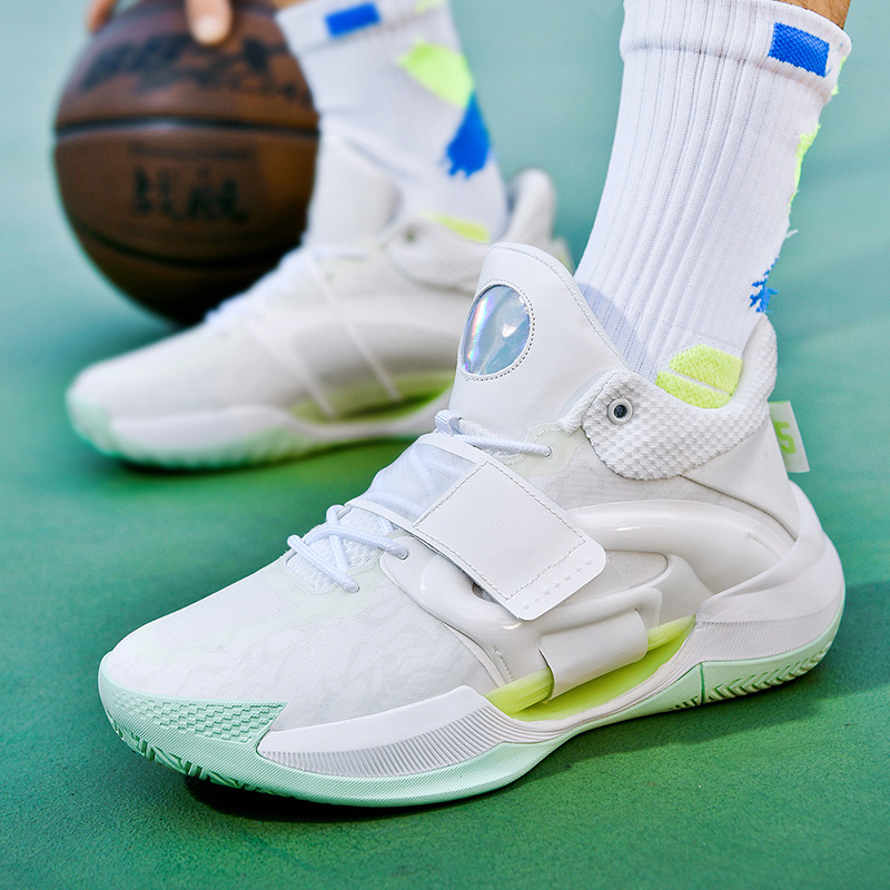 New fashion high-top sneakers men's and women's trendy professional basketball shoes Free shipping
