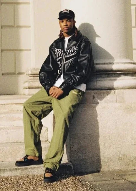 Retro hip-hop PU leather jacket with letter embroidery Y2k streetwear Harajuku casual sports zipper jacket mens long sleeved jacket 241108