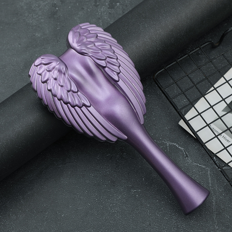Portable Handheld Hair Combing Tools - Chic Angel Wing Style for Quick and Convenient Care