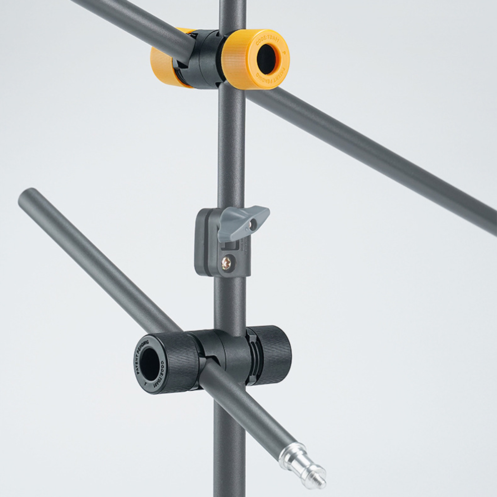 Skills Enhance Your Photography Precise Positioning Multifunctional Photo Studio Accessories Cross Light Stand Adapter smile