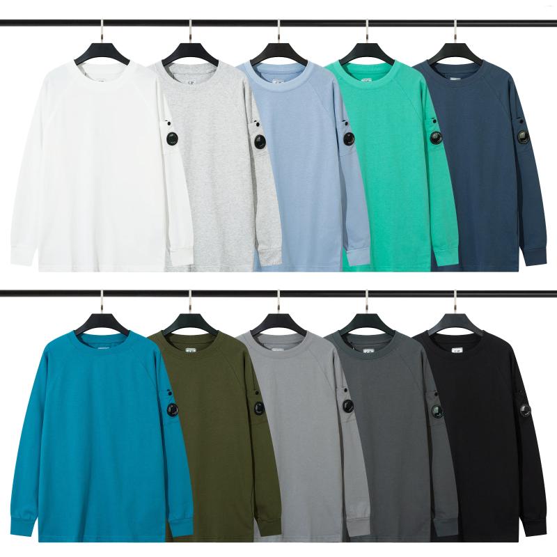 Men's Hoodies Long Sleeve T-Shirts C P Cotton Sweatshirt Hip Hop Men Streetwear Causal Base Shirt Clothing Tops Tee