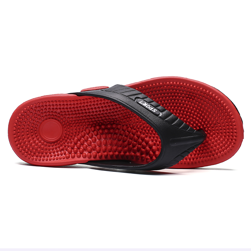 Fashion Men Massage Flip Flops Outdoor Indoor Slippers Comfortable Men Beach Sandals Non-slip Bathroom Home Men's Flip Flops